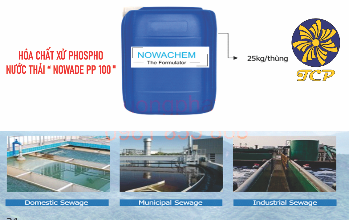 Hóa chất xử lý phospho NOWADE PP 100