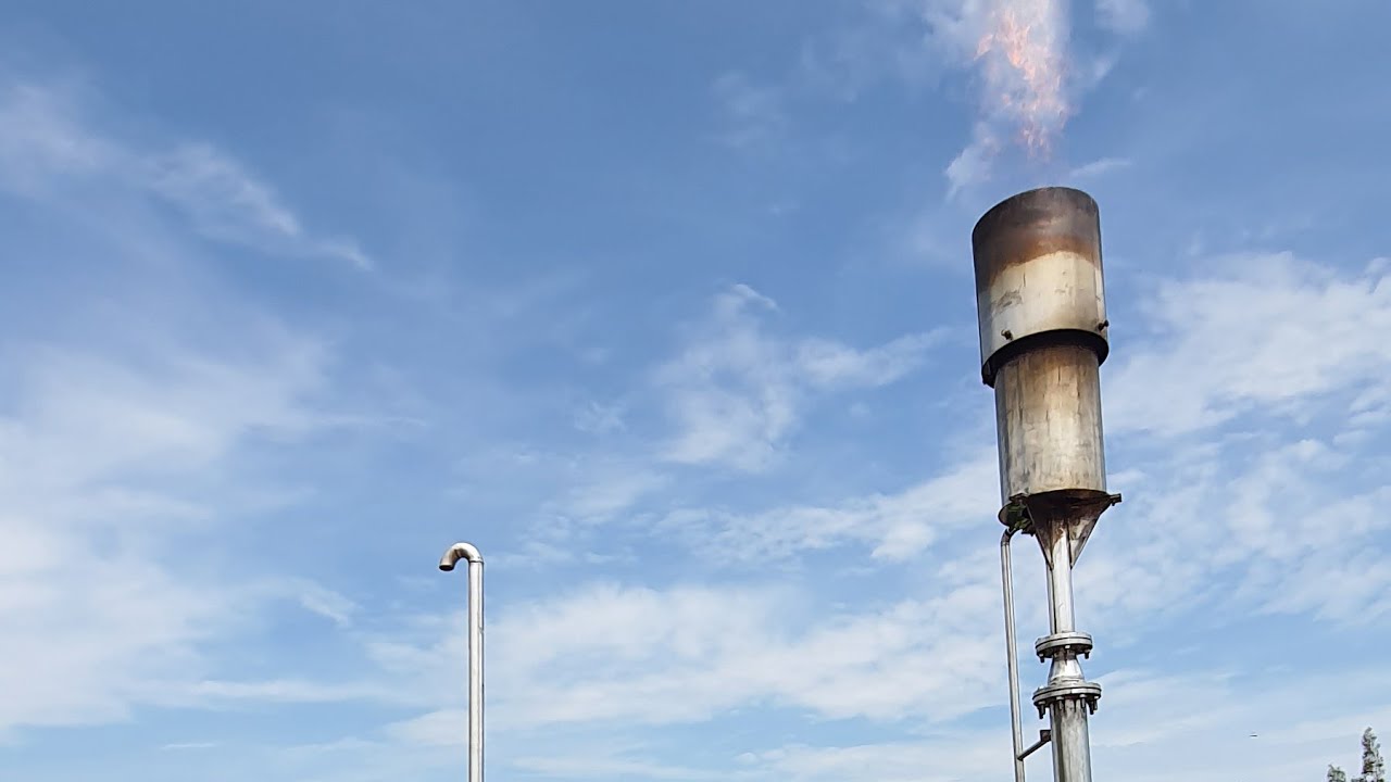 Đầu đốt biogas kiểu hở cho hệ thống xử lý nước thải