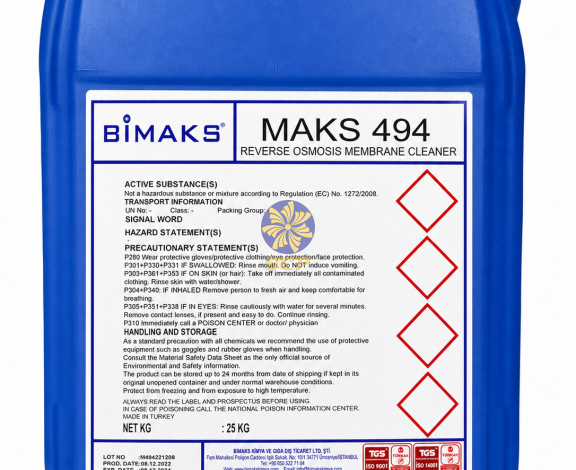 Hóa chất tẩy rửa màng RO Maks 494